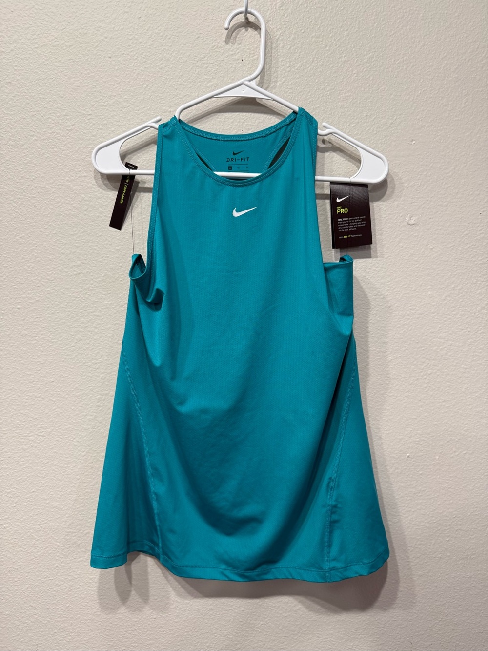 Nike Teal Athletic Dri-FIT Tank Top